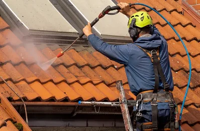 Démoussage et hydrofuge de toiture à Barst